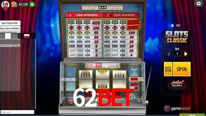 Descubra o Mundo do Cassino Online com 62bet